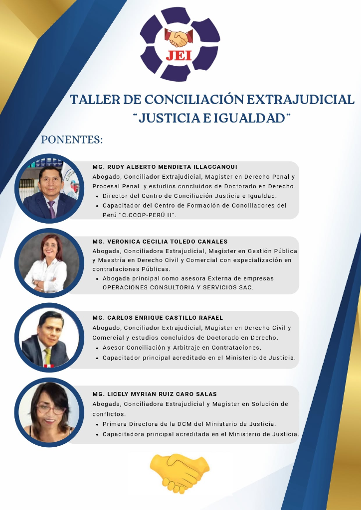 Taller de Conciliación Ponentes